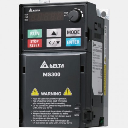 Przemiennik częstotliwości 1-fazowy 0,4 kW 230VAC Delta Electronics VFD2A8MS21ANSAA